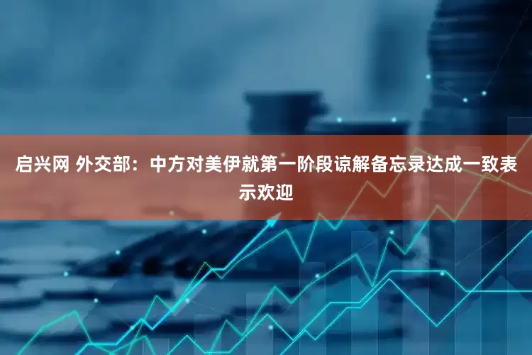 启兴网 外交部：中方对美伊就第一阶段谅解备忘录达成一致表示欢迎